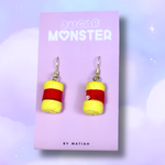 ♡EARRINGS - YARN - YELLOW♡