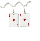 ♡EARRINGS - CARDS - HEARTS♡